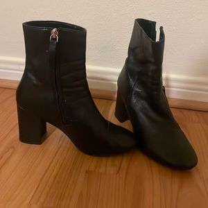 Vintage Faux Leather Booties